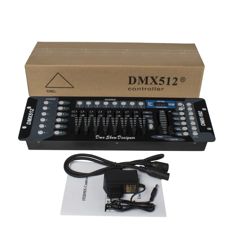 DMX512 Stage Light DMX Controller Console DMX 192 Controller for  Led Par Moving Head Stage Party DJ Light DMX Disco Equipment