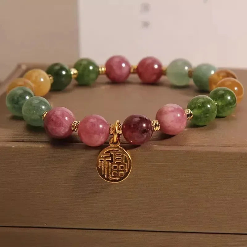 Natural Jade Agate Bracelet Exquisite Flower Design Young Girls Fashion Jewelry Real Gemstone Best Holiday Gift