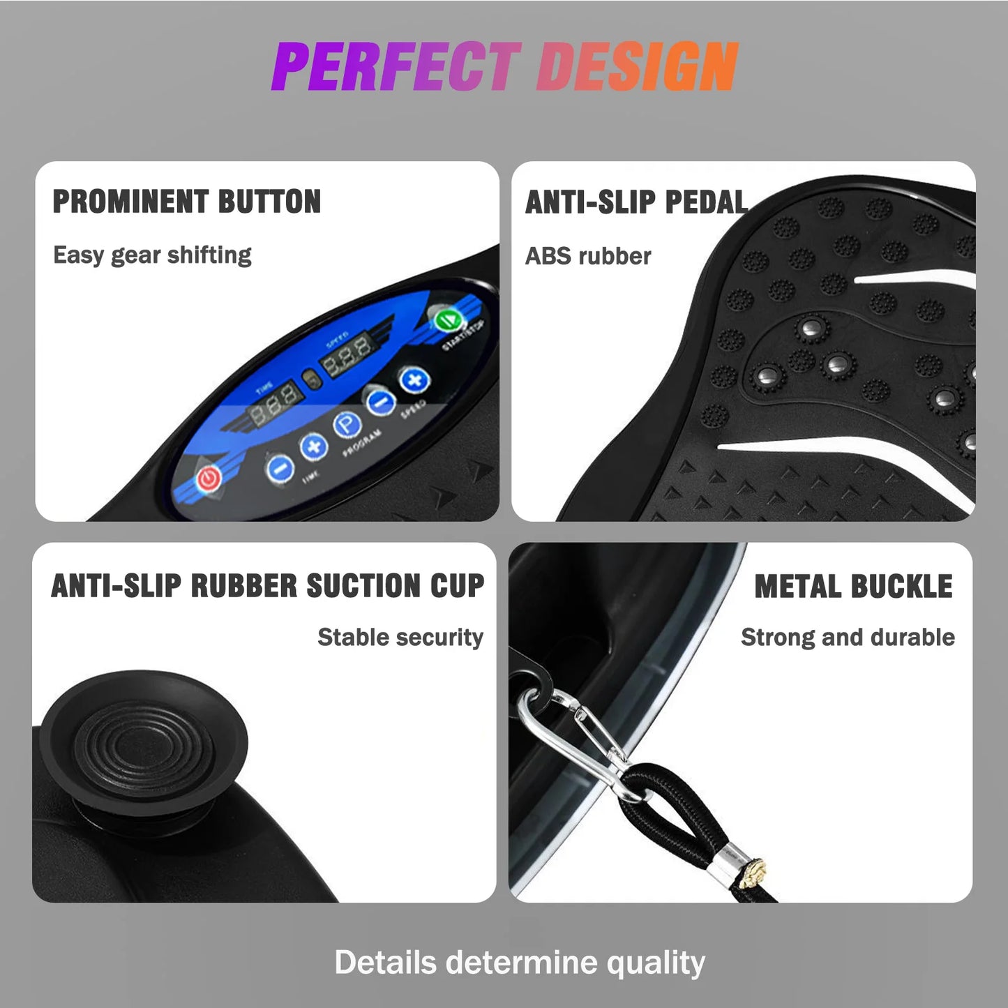 Vibration Plate Exercise Machine for Full Body Fat Burning Workout