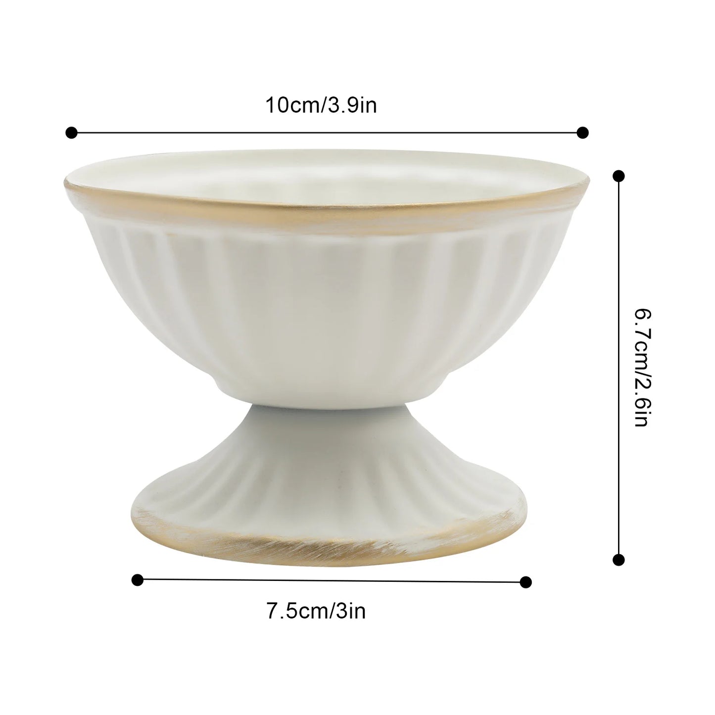 10 PCS Metal Vase White/Bright Golden Iron Vase Flower Pot Flower Arrangement Container Home Vessel Ornament Wedding Flower Vase