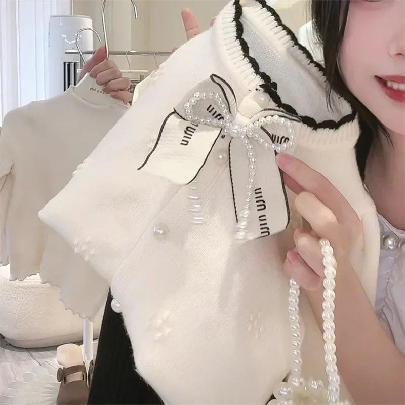 CN Kids Autumn Two Piece Sweater Jacket Set Unisex