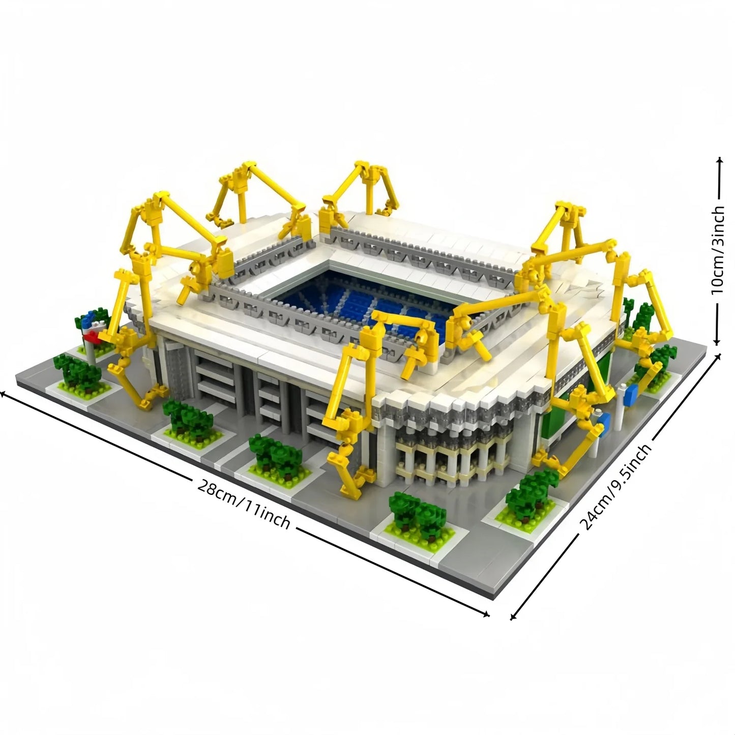 Red Soccer Ball Building Blocks Kit – 900+ Micro Mini Bricks for Desk Decor, Collector Display, The Toys for Sports Enthusiasts