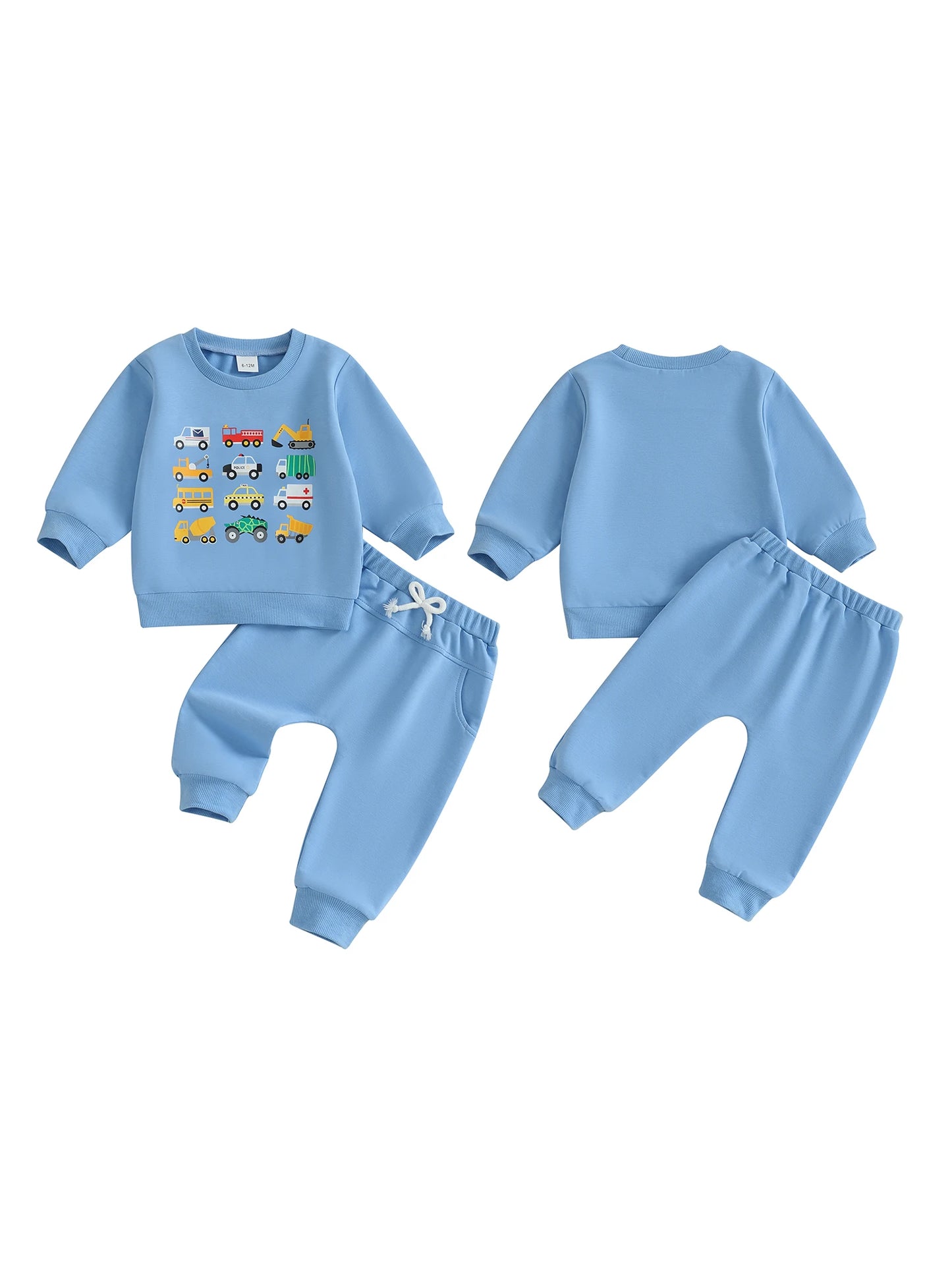 Dinosaur Print Toddler Winter Hoodie and Jogger Set