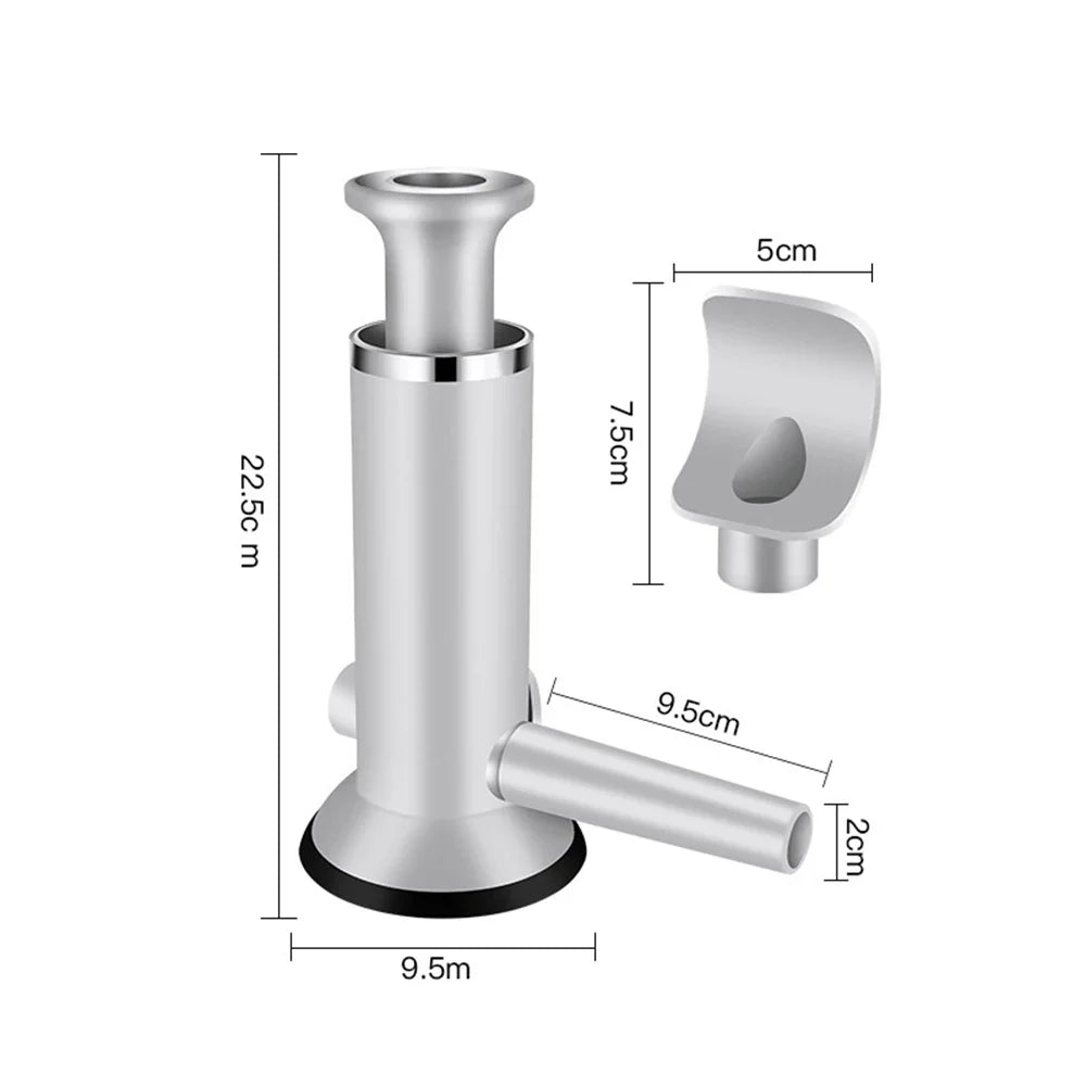 2-in-1 Enema Meatball Maker Manual Sausage Stuffing Machine Sausage Stuffer Stainless Steel Food Processor Homemade Sausage Tool