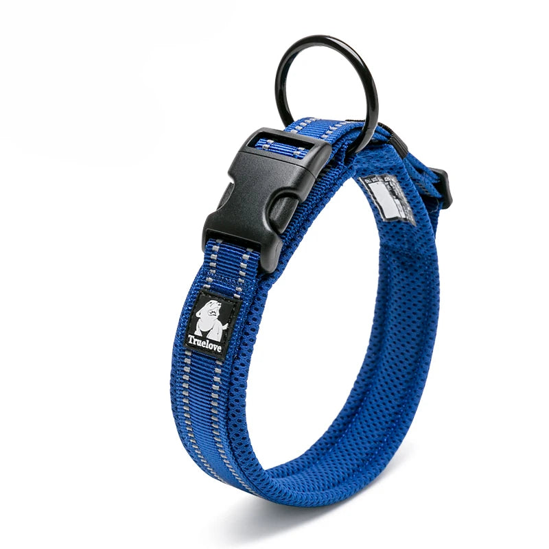 Winhyepet Nylon Dog Walking Collar Padded Comfort Buckle
