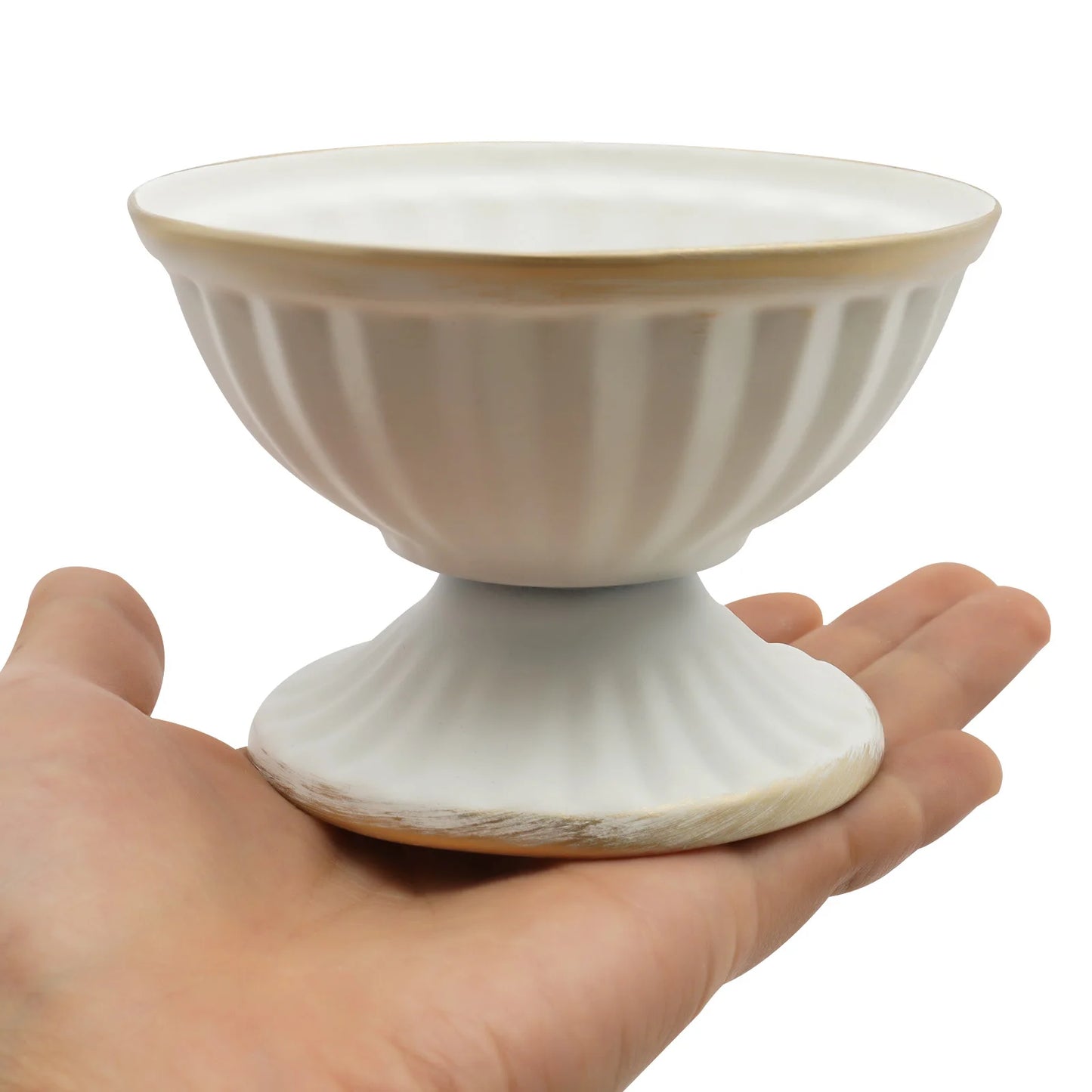 10 PCS Metal Vase White/Bright Golden Iron Vase Flower Pot Flower Arrangement Container Home Vessel Ornament Wedding Flower Vase