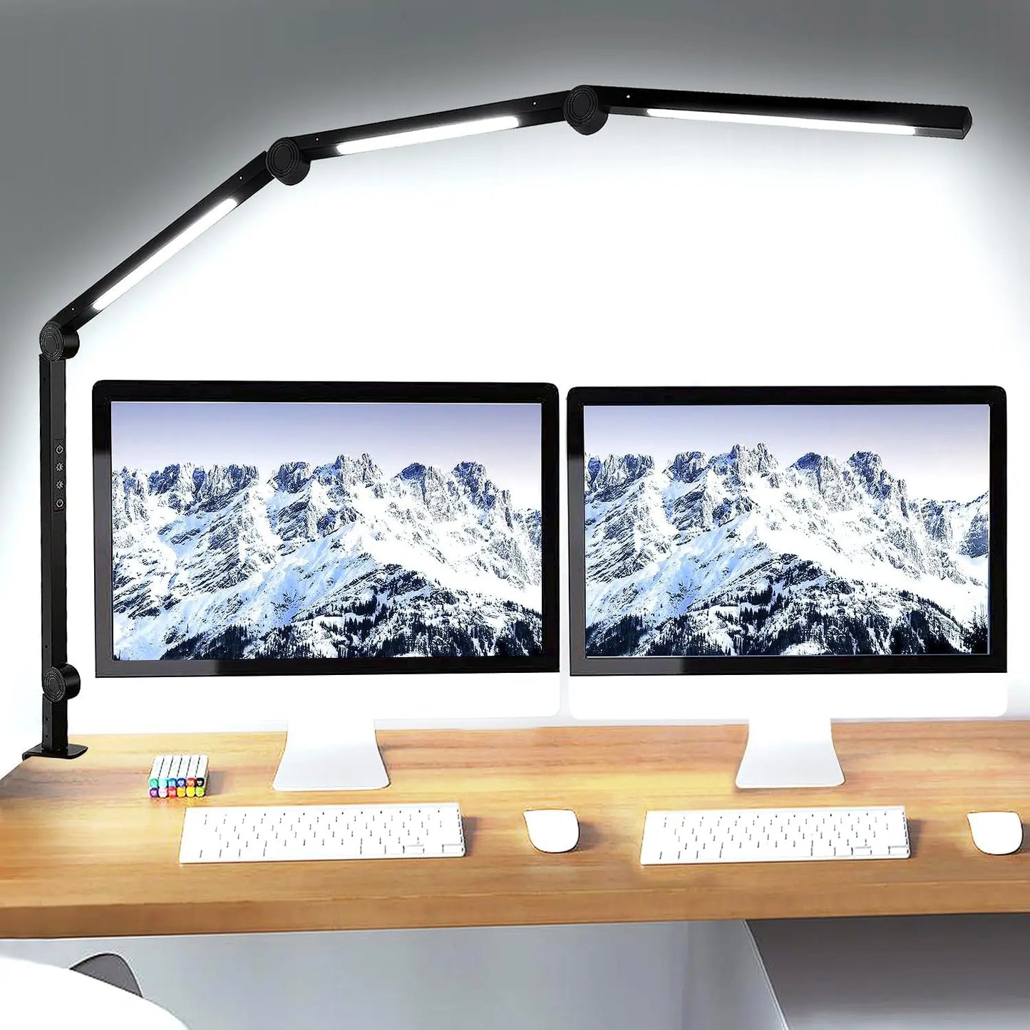 Our LED Desk Lamp With Clamp Swing Arm Dimmable