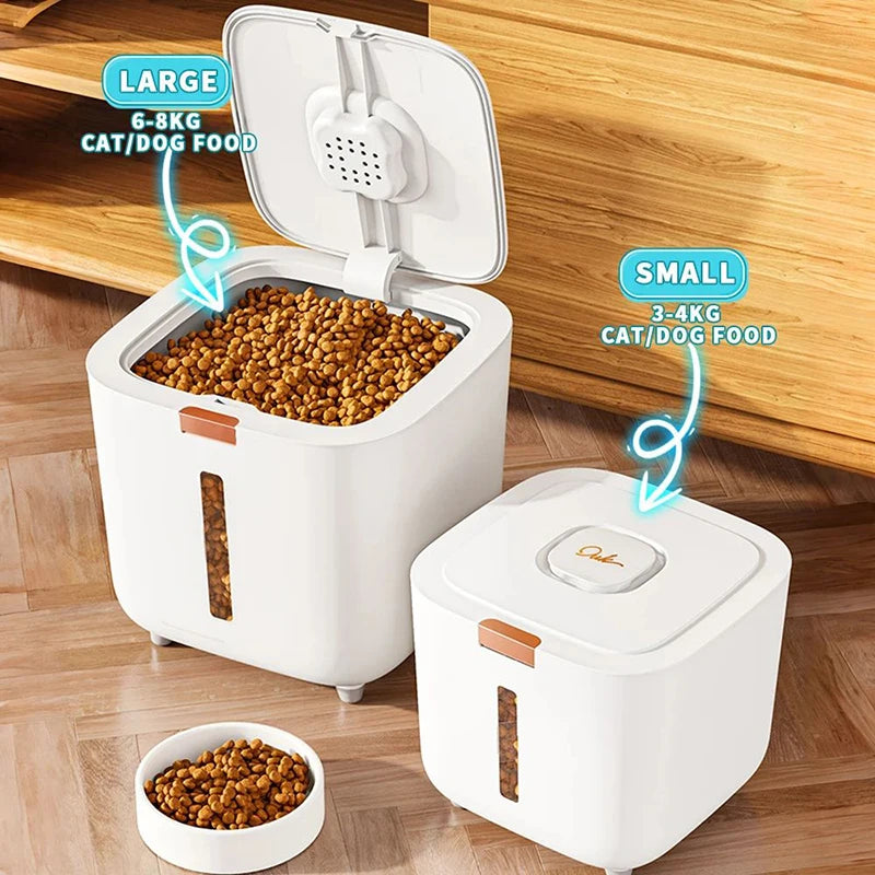 Hign-concerned Pet Food Storage Barrel for Dog and Cat Food