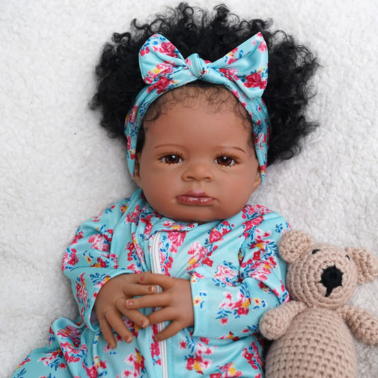 Risbecko Reborn Baby Doll with Soft Touch 3D Paint