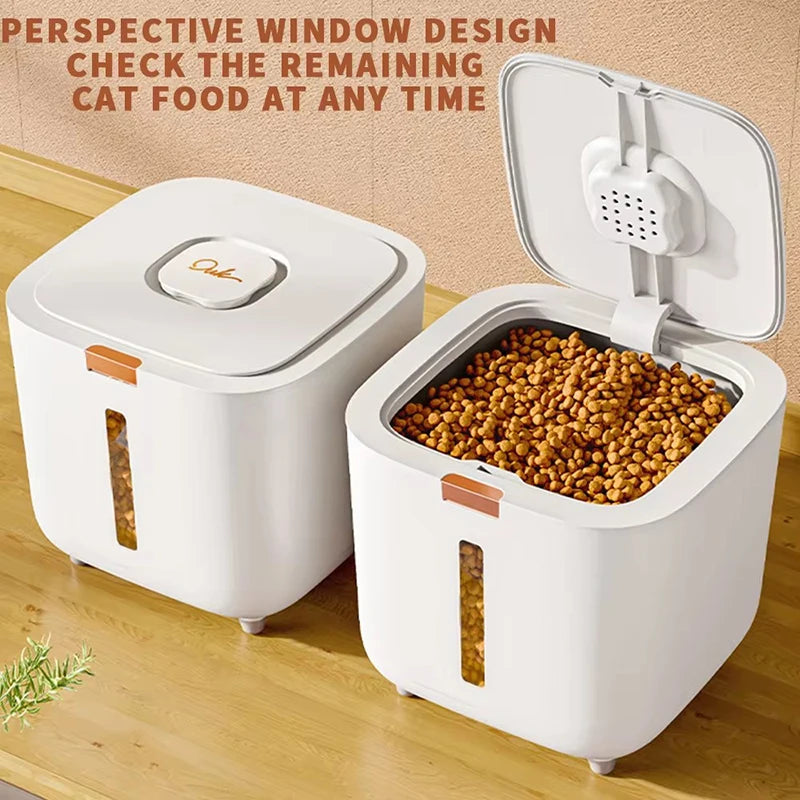 Hign-concerned Pet Food Storage Barrel for Dog and Cat Food