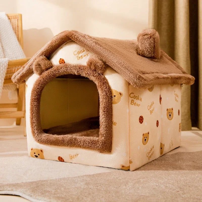 Guangdong Dog Kennel Indoor Soft Warm Bed Removable Small House