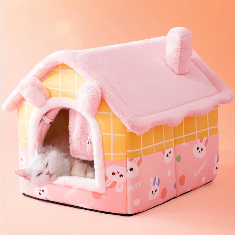 Guangdong Dog Kennel Indoor Soft Warm Bed Removable Small House