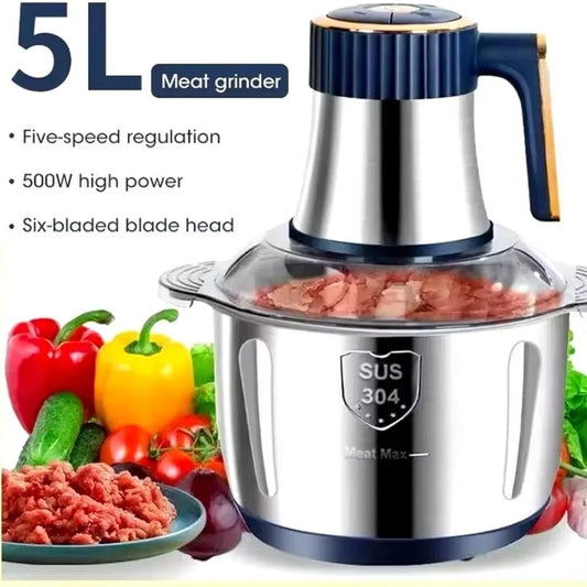 High Concerned Electric Meat Grinder Multifunctional Stainless Steel Processor