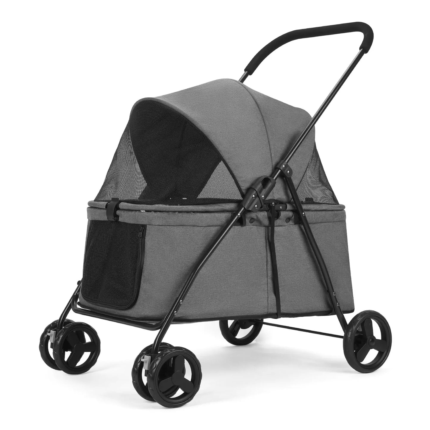 Wedyvko Luxury Pet Stroller Four Wheel Dog Carrier