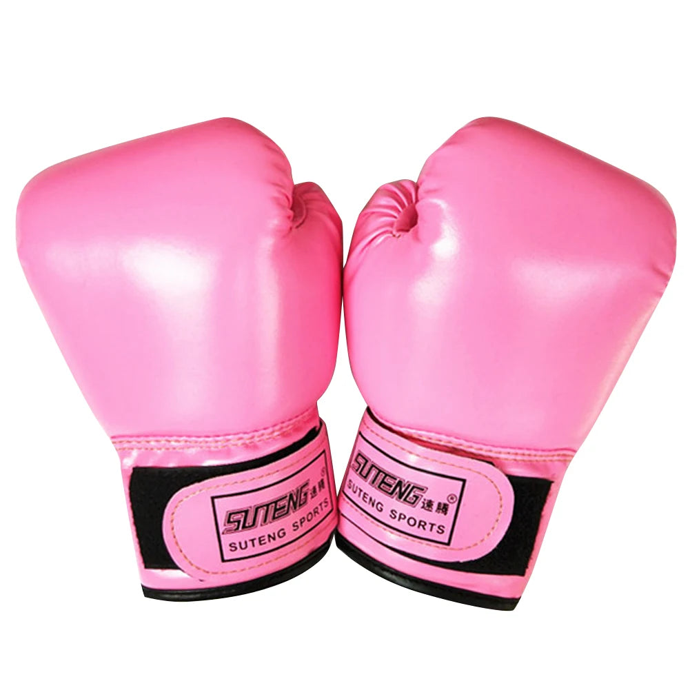 2PCS Kids Boxing Gloves Children Punch Training Sparring Kickboxing Fighting Fitness Mitts Hitting Hand Protector for Boys Girls