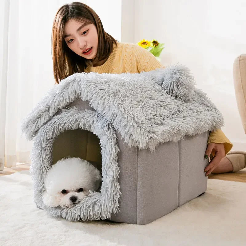 Guangdong Dog Kennel Indoor Soft Warm Bed Removable Small House