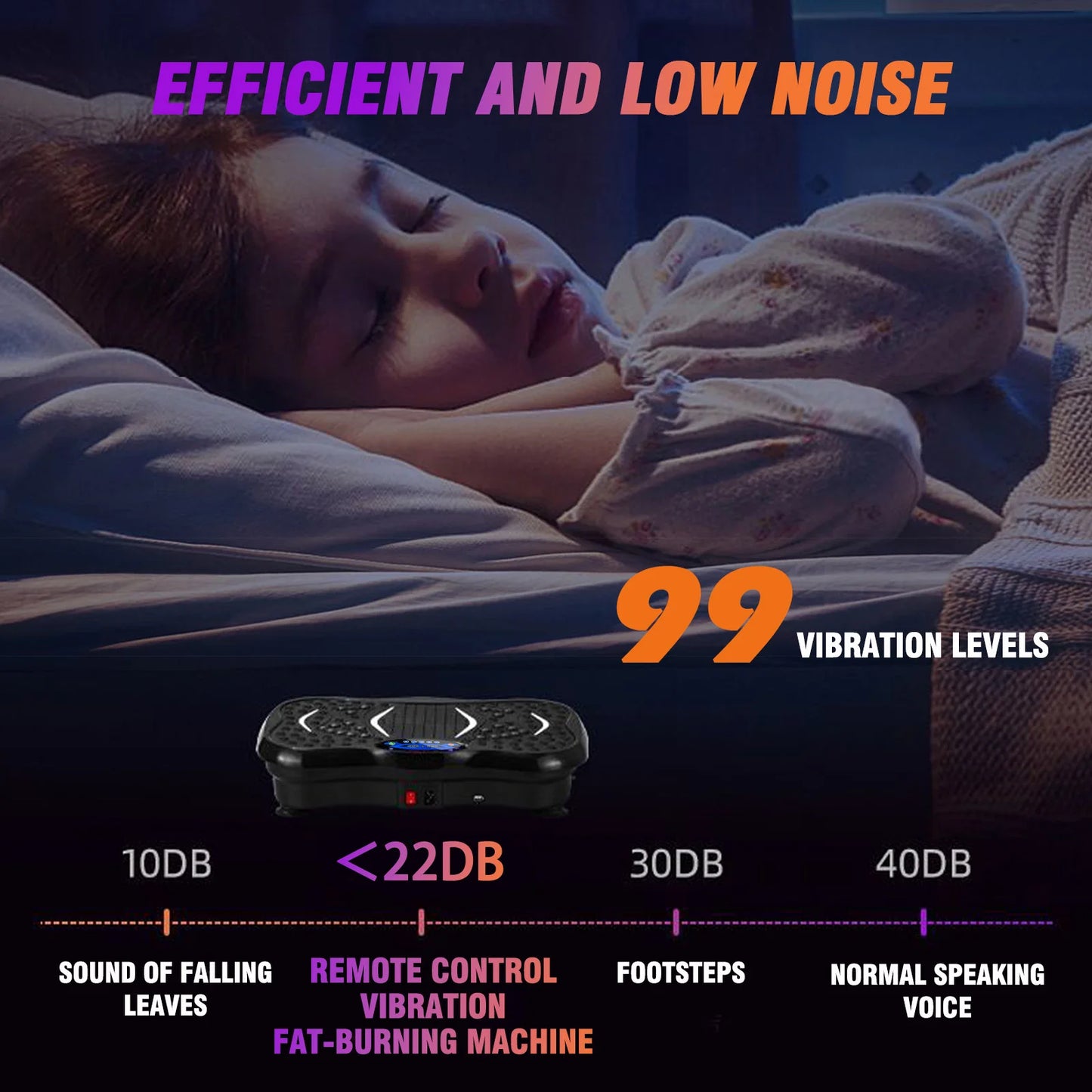 Vibration Plate Exercise Machine for Full Body Fat Burning Workout