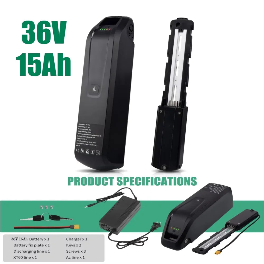 Cheterdoli 36V 48V Liion Ebike Battery 10 to 20Ah