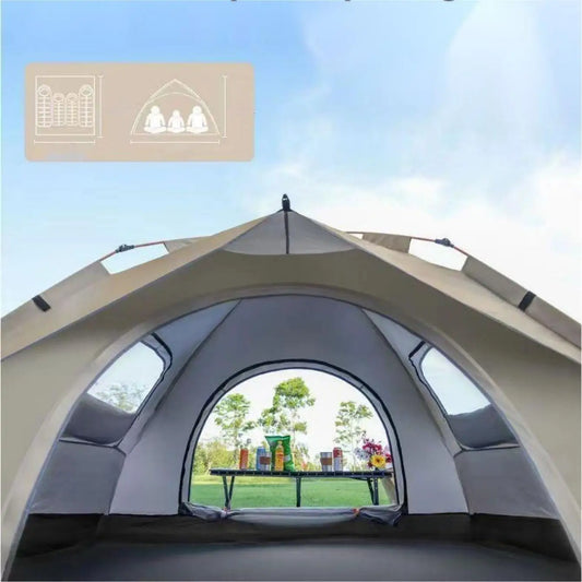 Pakicetus Outdoor Sunshade Camping Tent With Two Doors