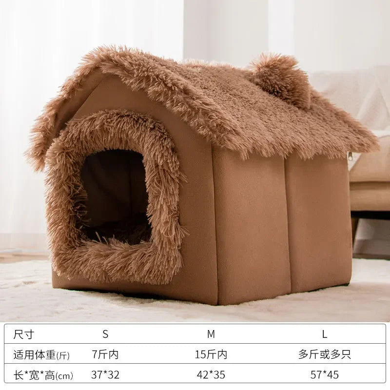 Guangdong Dog Kennel Indoor Soft Warm Bed Removable Small House