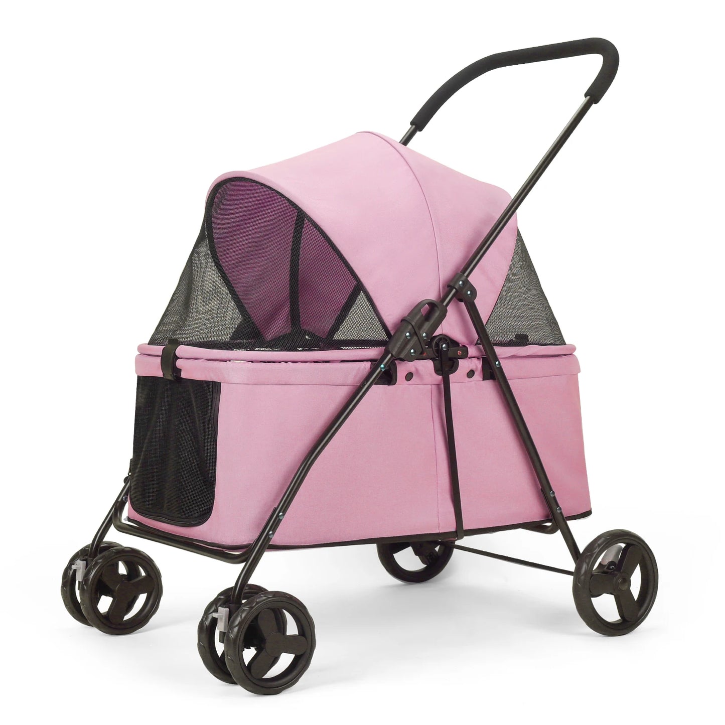 Wedyvko Luxury Pet Stroller Four Wheel Dog Carrier