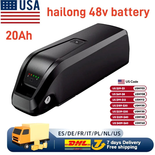 Cheterdoli 36V 48V Liion Ebike Battery 10 to 20Ah