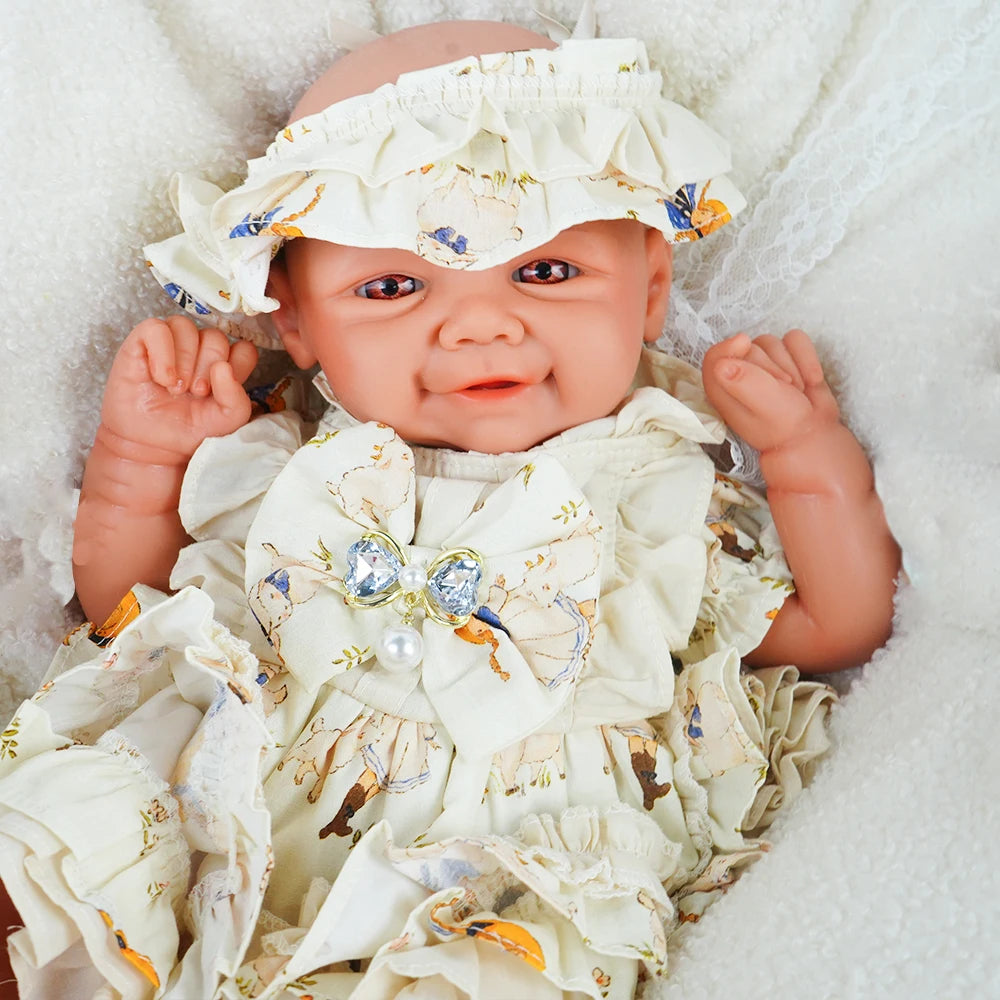 Henan Silicone Reborn Waterproof Full Body Weighted Baby Doll Girl