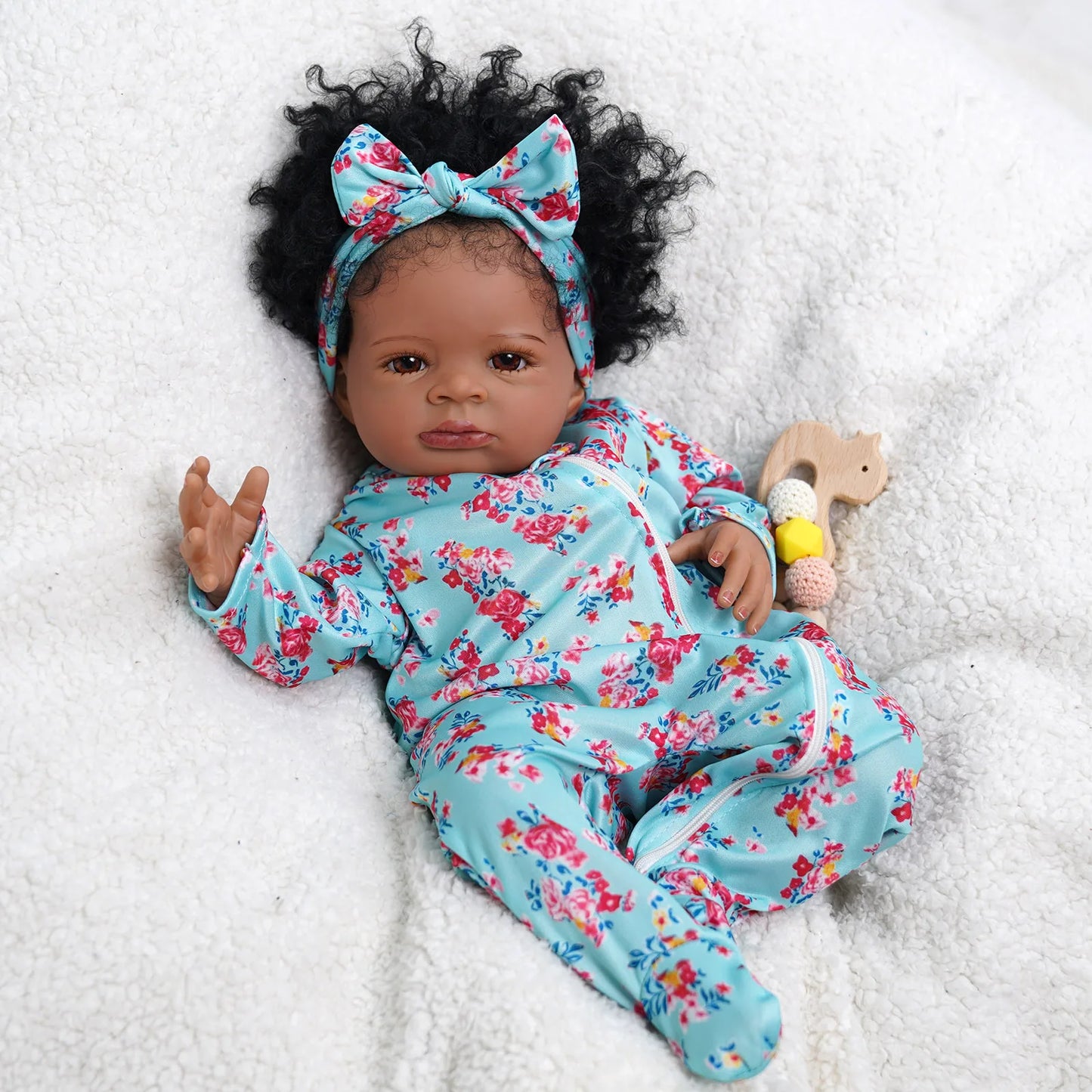 Risbecko Reborn Baby Doll with Soft Touch 3D Paint