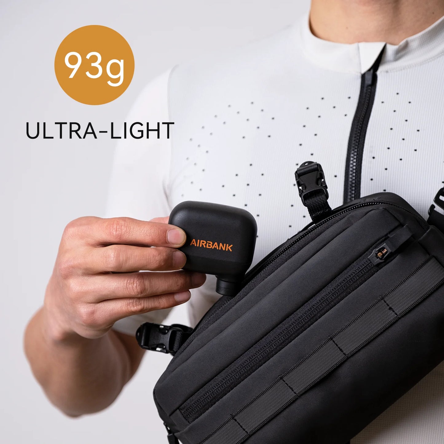 AirBank Pocket SE Mini Portable Electric Bike Pump Presta Schrader