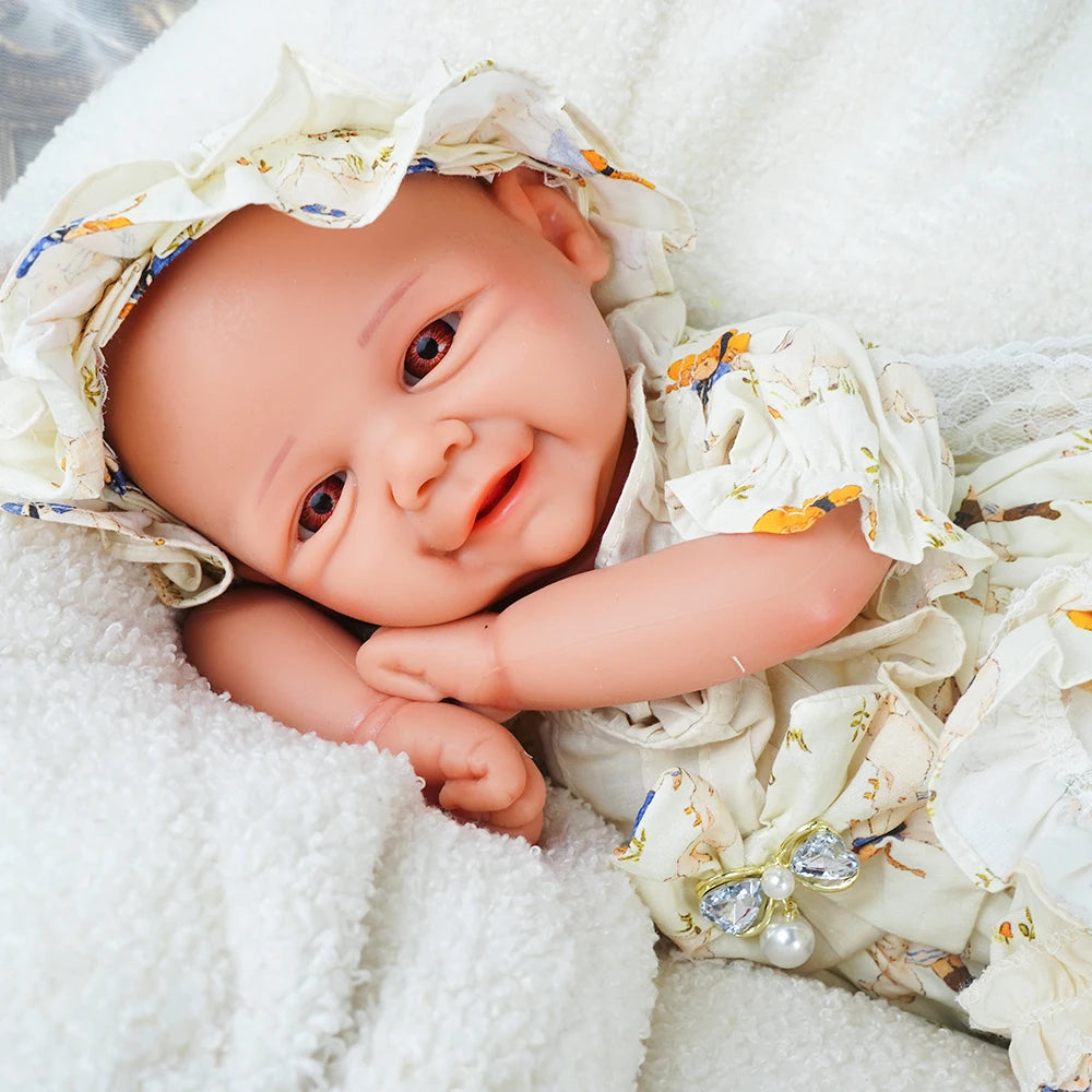 Henan Silicone Reborn Waterproof Full Body Weighted Baby Doll Girl